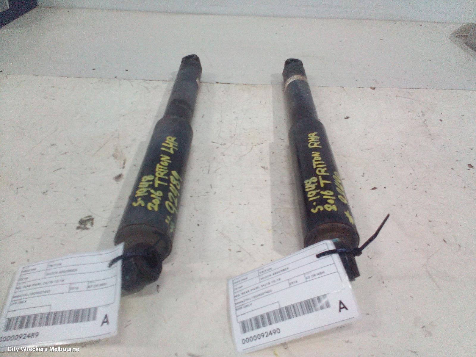 MITSUBISHI TRITON SHOCK ABSORBER, MQ, REAR (LH SIDE), 03/2015 - 10/2018
