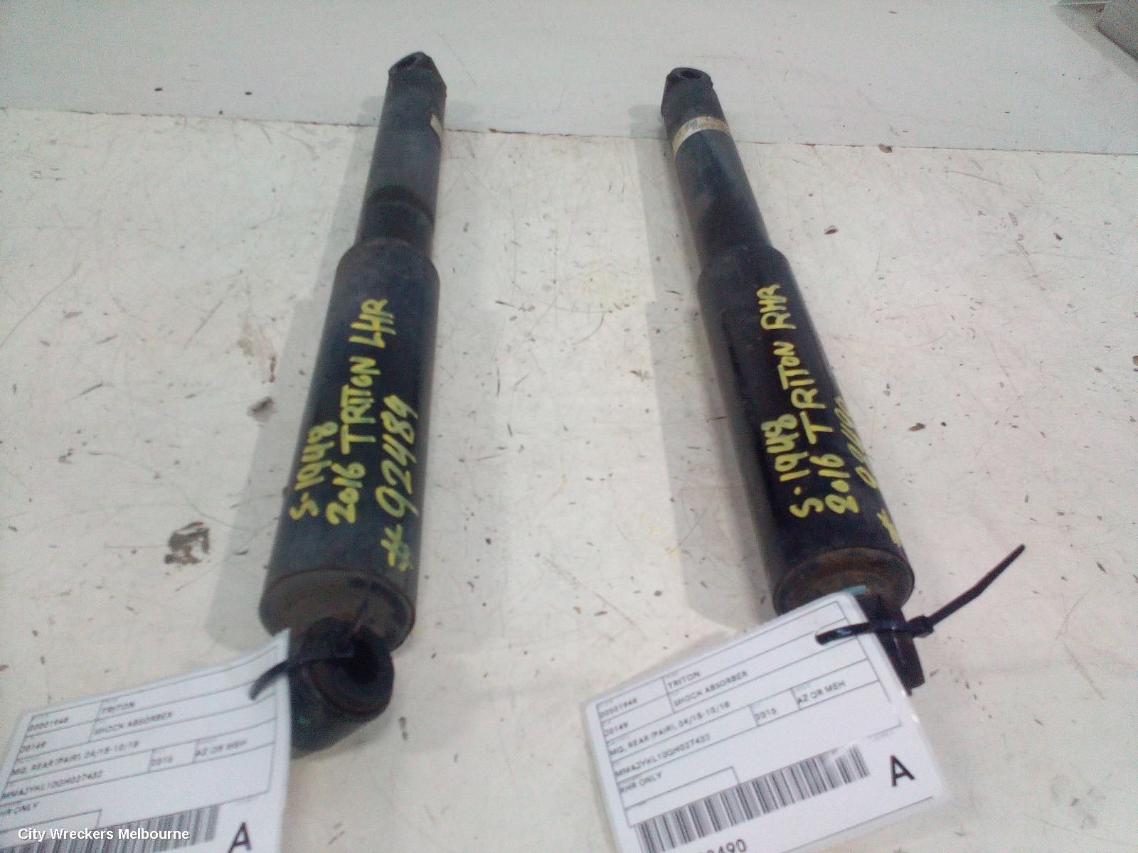 MITSUBISHI TRITON SHOCK ABSORBER, MQ, REAR (RH SIDE), 03/2015 - 10/2018