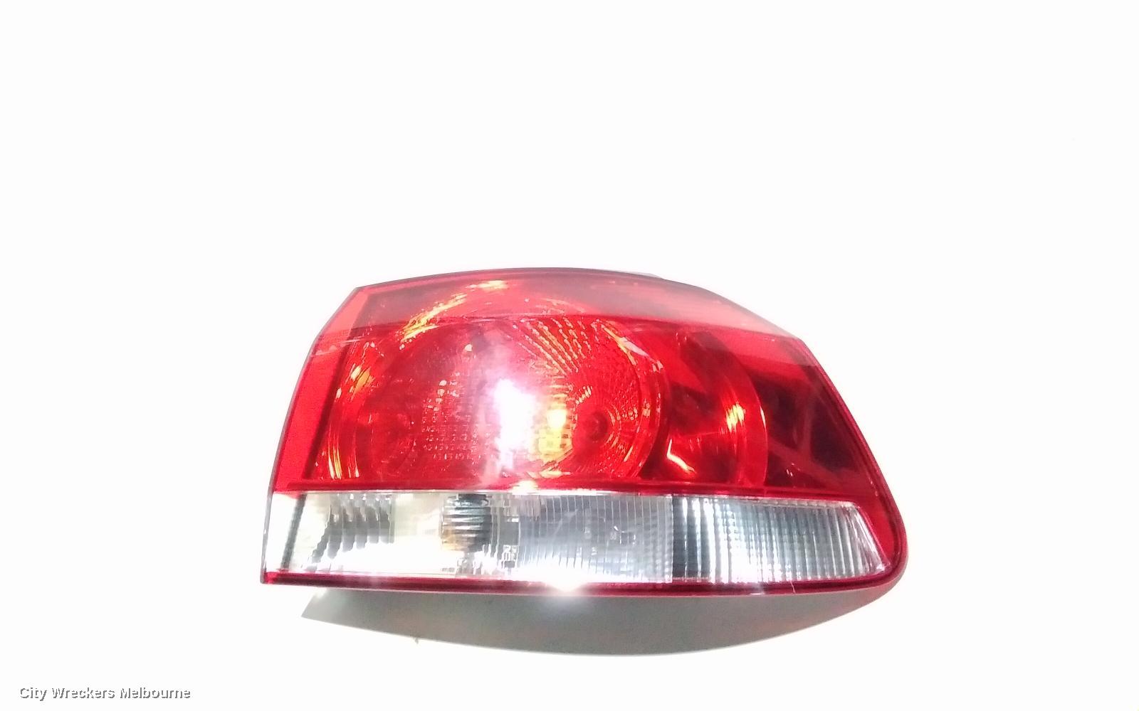 VOLKSWAGEN GOLF RIGHT TAILLIGHT, GEN 6, 3DR/5DR HATCH, 12/2008 - 03/2013