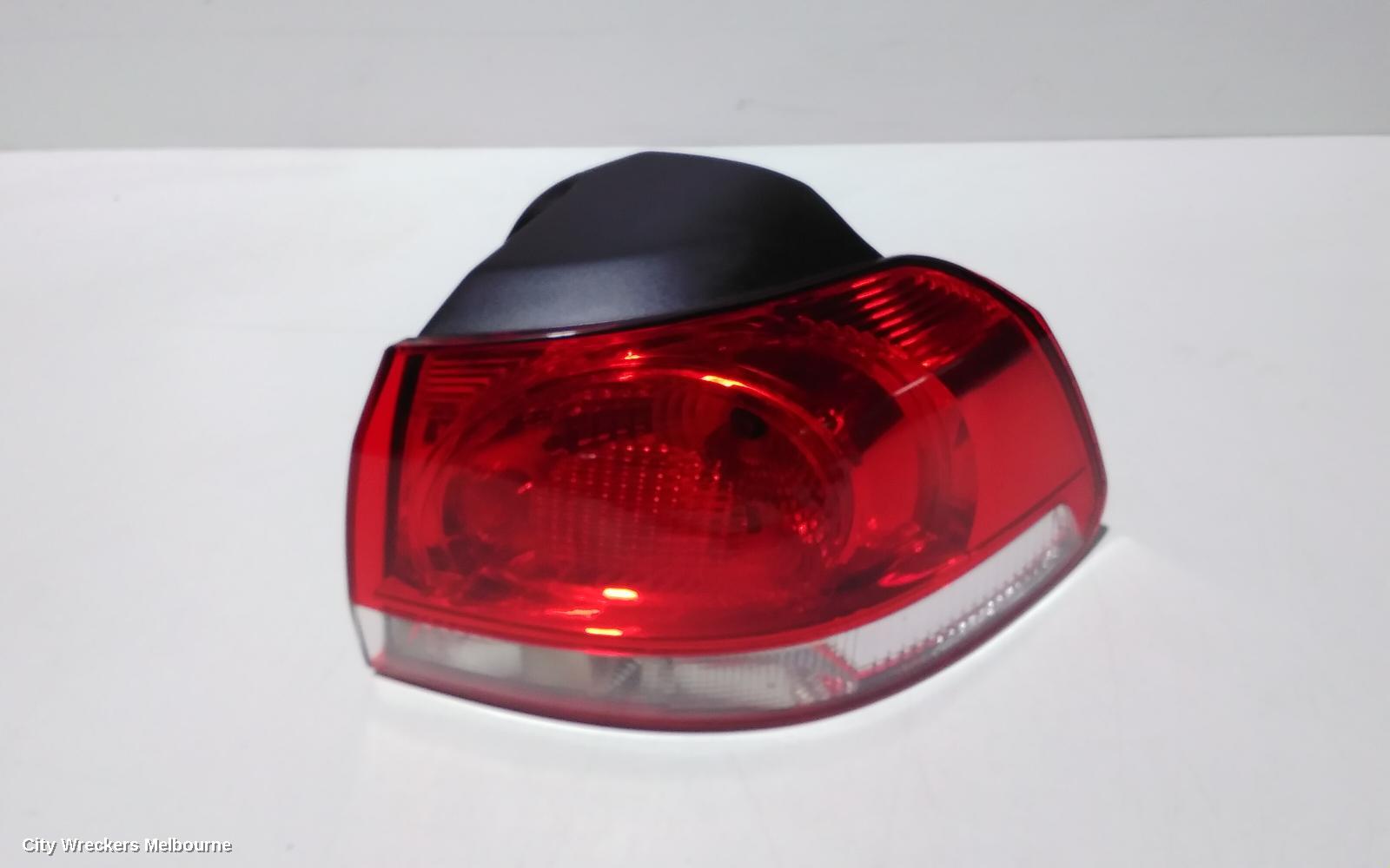 VOLKSWAGEN GOLF RIGHT TAILLIGHT, GEN 6, 3DR/5DR HATCH, 12/2008 - 03/2013