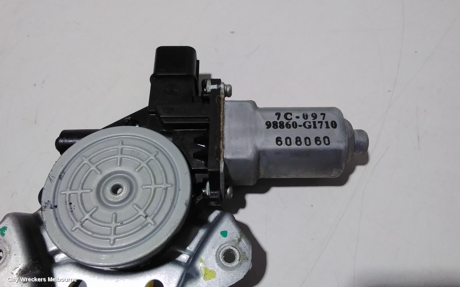 HOLDEN COLORADO RIGHT FRONT WINDOW REG/MOTOR, RG, 06/2012 - 12/2020
