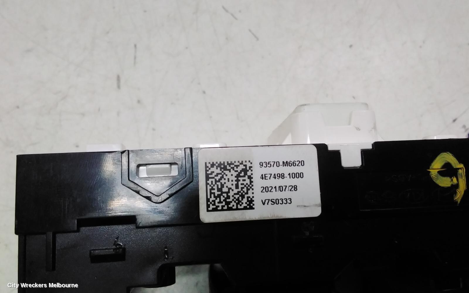 KIA CERATO PWR DR WIND SWITCH, RH FRONT (MASTER SWITCH), BD, SEDAN/HATCH, 04/2018 ONWARDS
