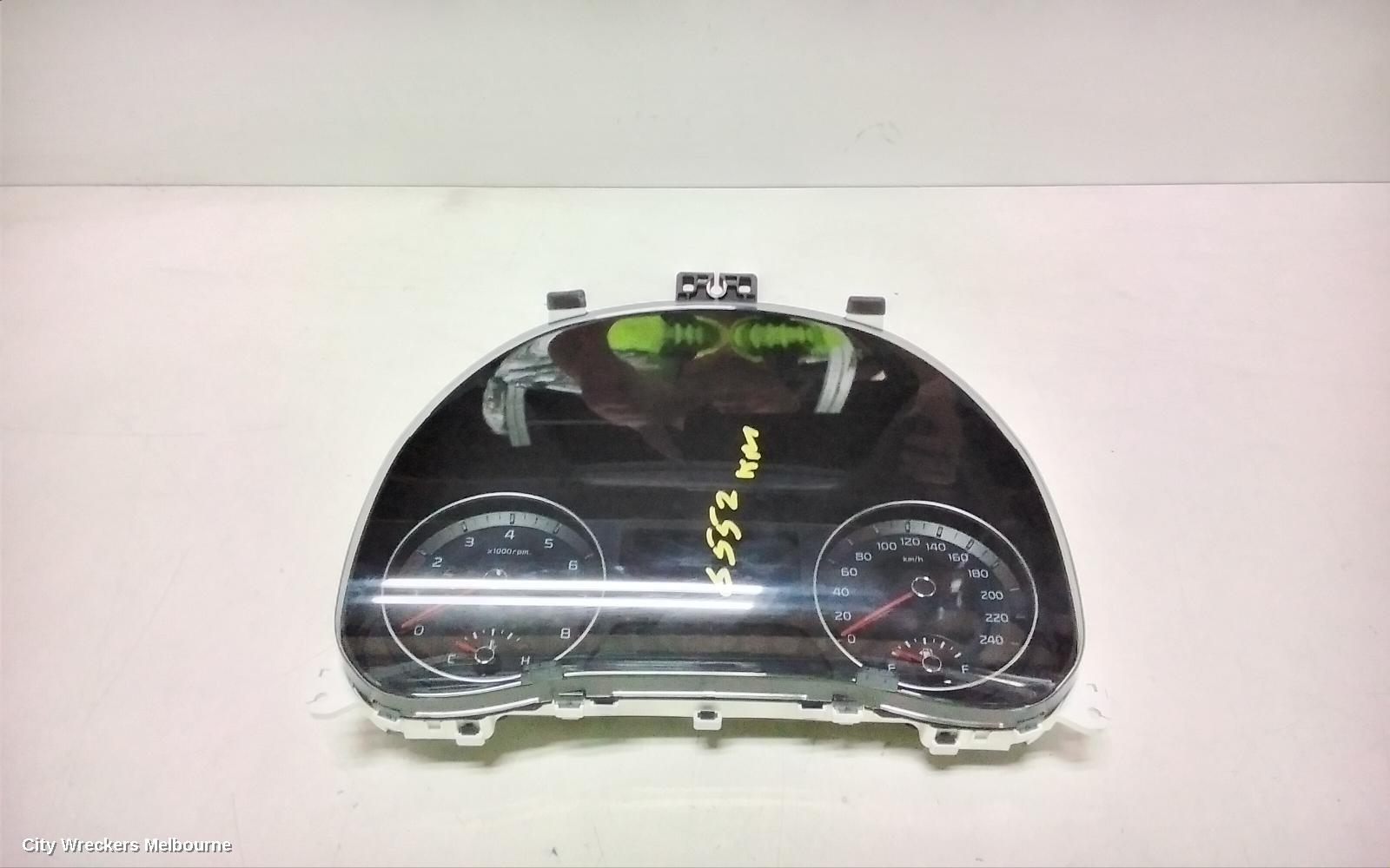 KIA CERATO INSTRUMENT CLUSTER, PETROL, AUTO T/M, BD, 04/2021 ONWARDS