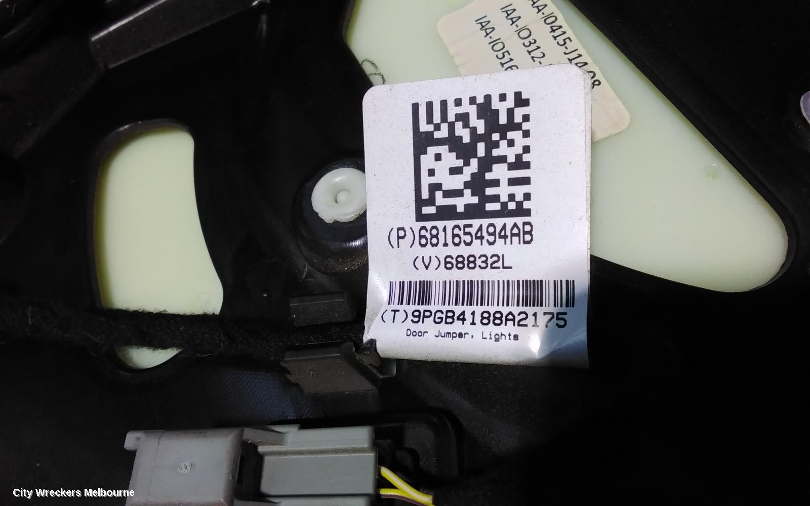JEEP CHEROKEE DOOR TRIM, LH FRONT, KL, LEATHER, TRAILHAWK, 02/2014 - 03/2018