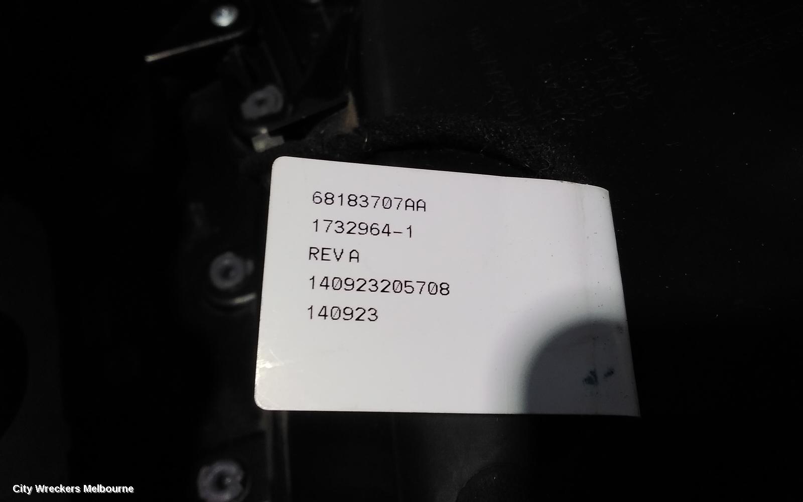 JEEP CHEROKEE DOOR TRIM, LH FRONT, KL, LEATHER, TRAILHAWK, 02/2014 - 03/2018