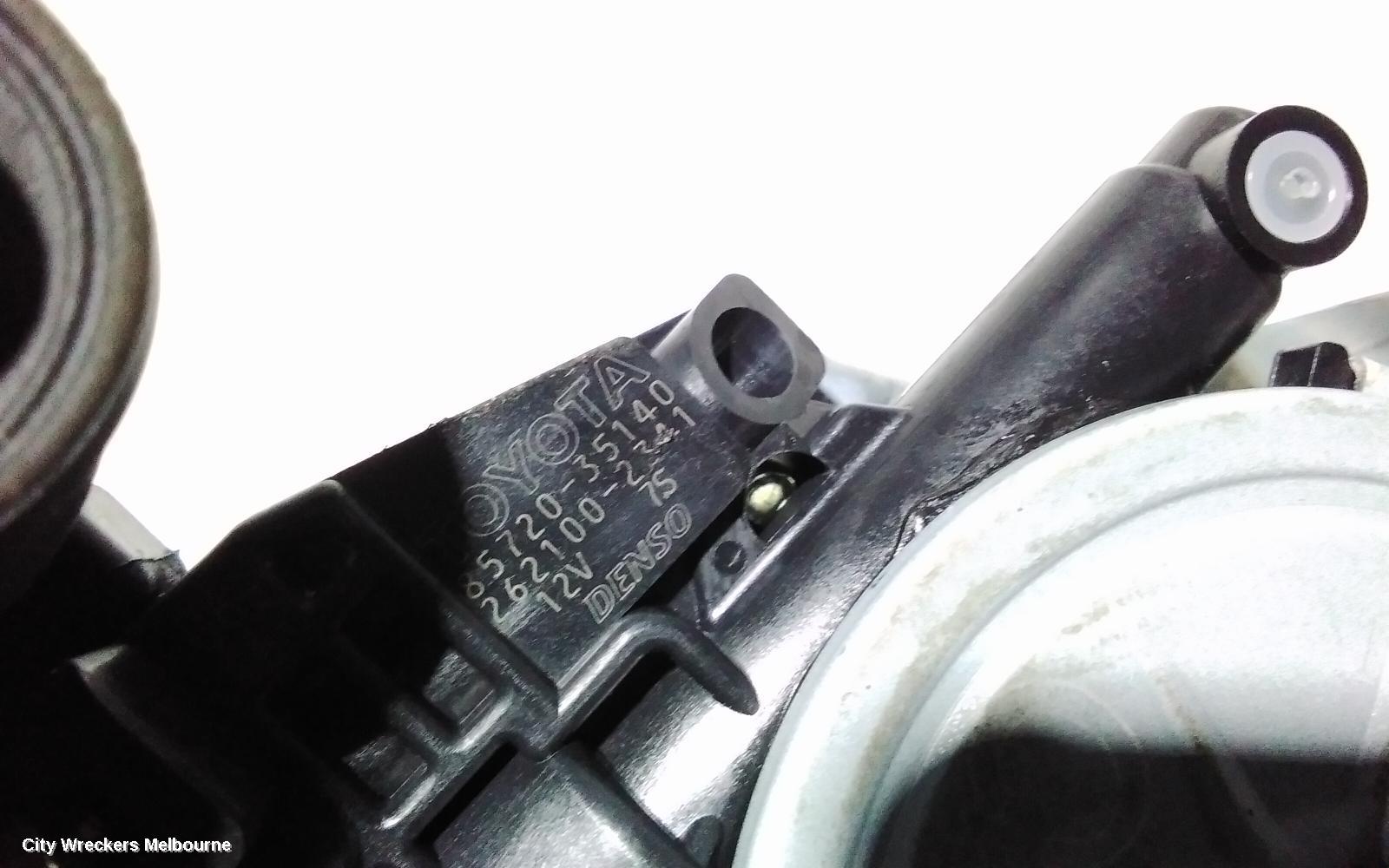 TOYOTA PRIUS LEFT FRONT WINDOW REG/MOTOR, NHP10R, PRIUS C, 03/2012 - 03/2020