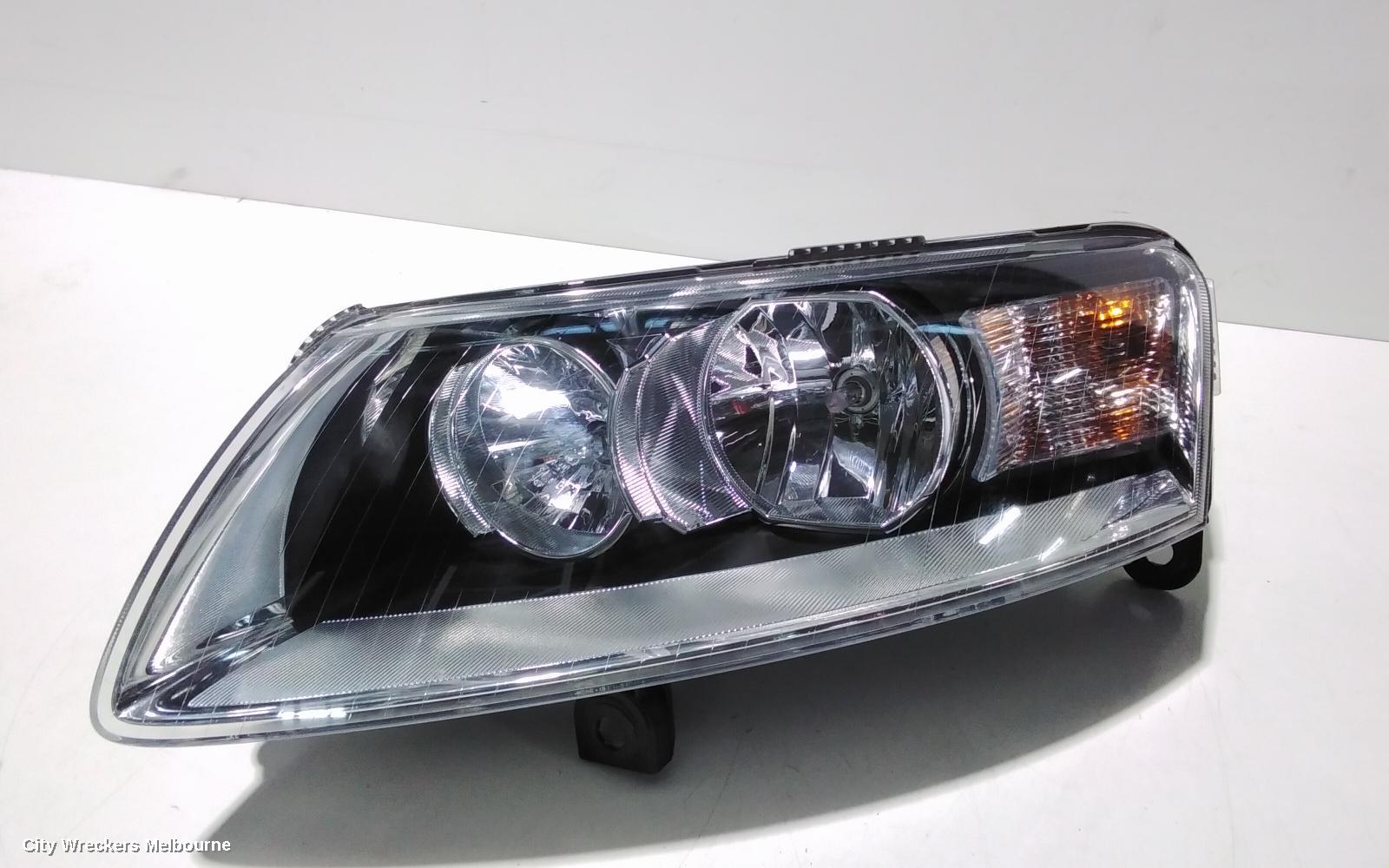 AUDI A6 LEFT HEADLAMP, C6/4F, A6/ALLROAD, HALOGEN TYPE, 10/2008 - 06/2011
