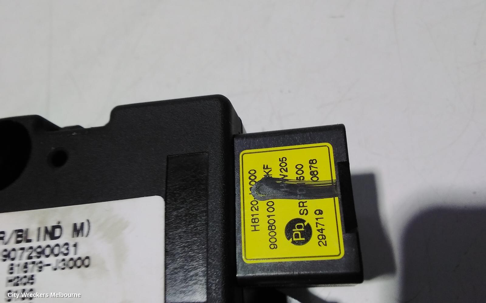 HYUNDAI VELOSTER SUNROOF MOTOR, JS, 09/2019 - 07/2021