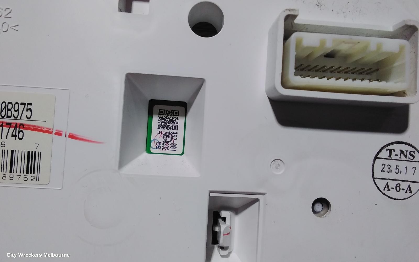 MITSUBISHI TRITON INSTRUMENT CLUSTER, MQ, DIESEL, 2WD, AUTO/MANUAL T/M, 03/2015 - 10/2018