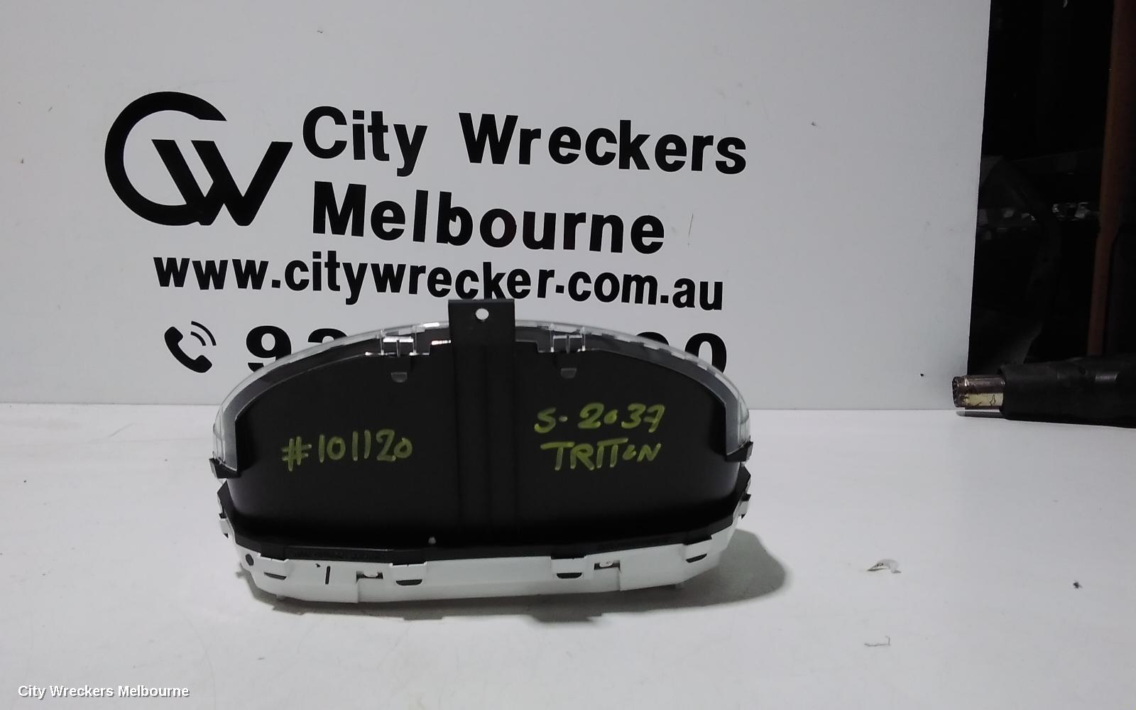 MITSUBISHI TRITON INSTRUMENT CLUSTER, MQ, DIESEL, 2WD, AUTO/MANUAL T/M, 03/2015 - 10/2018