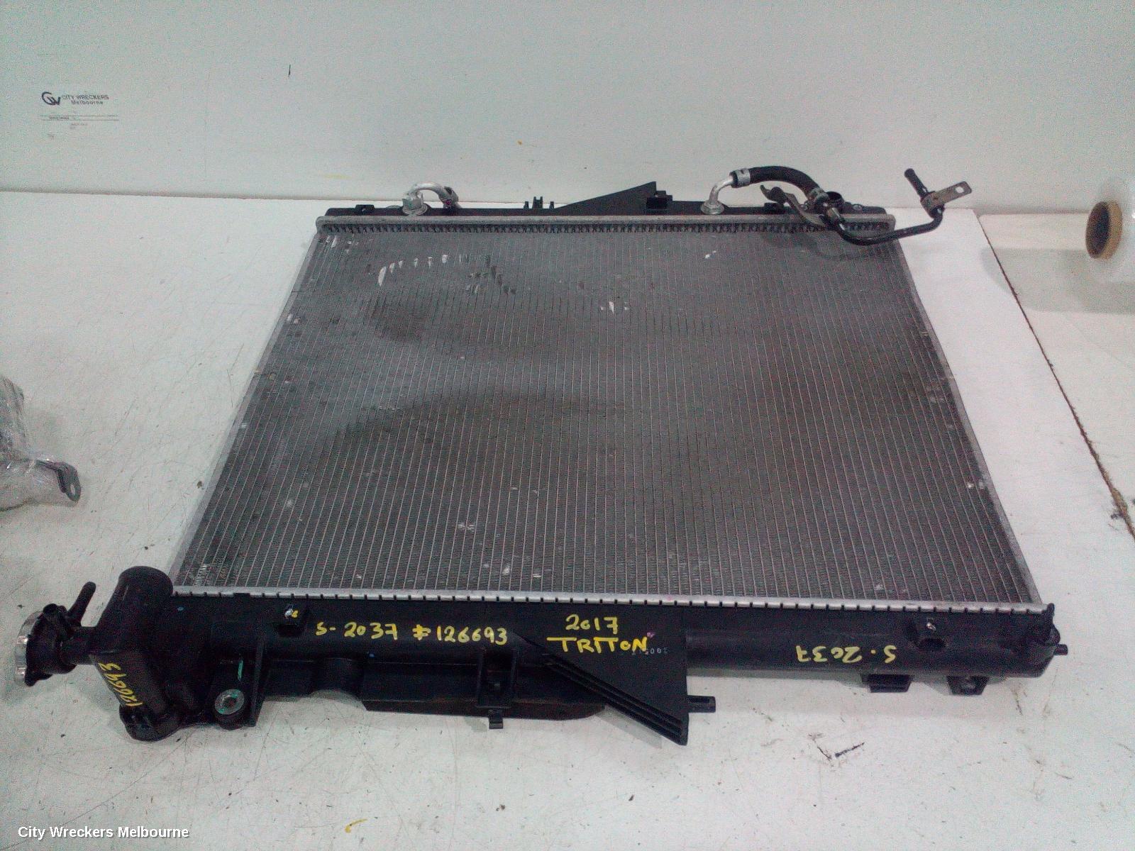 MITSUBISHI TRITON RADIATOR, AUTO, 2.4, DIESEL, MQ-MR, 04/2015 ONWARDS