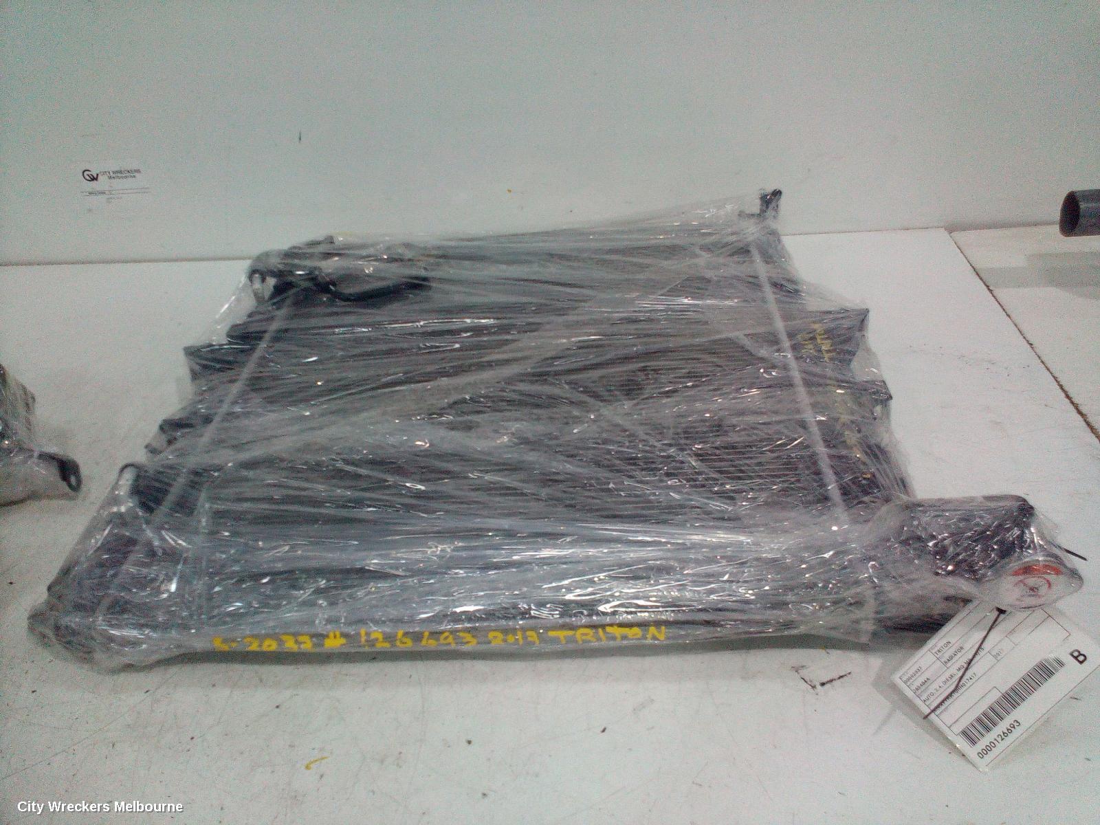 MITSUBISHI TRITON RADIATOR, AUTO, 2.4, DIESEL, MQ-MR, 04/2015 ONWARDS