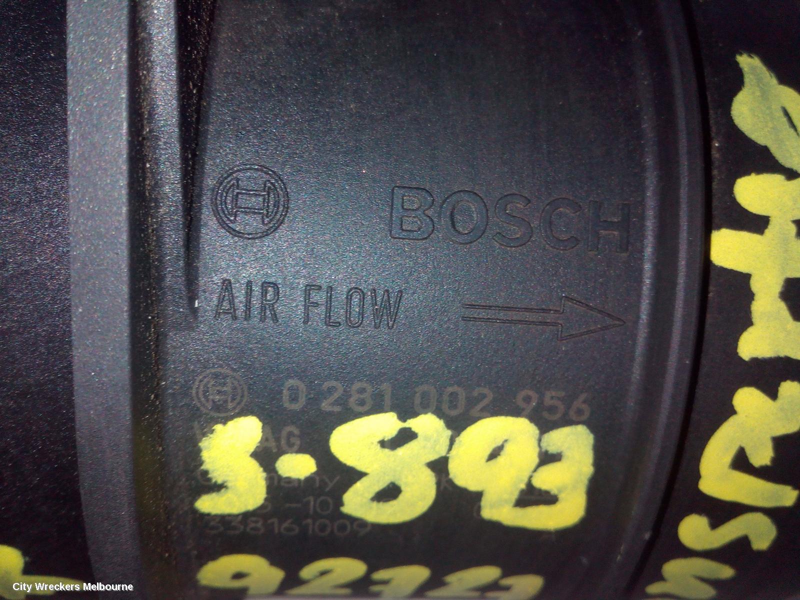 VOLKSWAGEN TRANSPORTER AIR FLOW METER, 2.0, DIESEL, CAAC/CAAB CODE, T6, 07/2015 ONWARDS