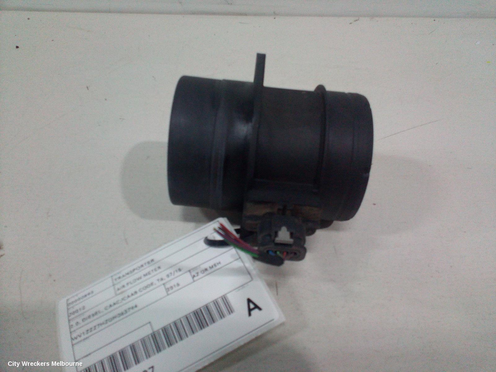VOLKSWAGEN TRANSPORTER AIR FLOW METER, 2.0, DIESEL, CAAC/CAAB CODE, T6, 07/2015 ONWARDS