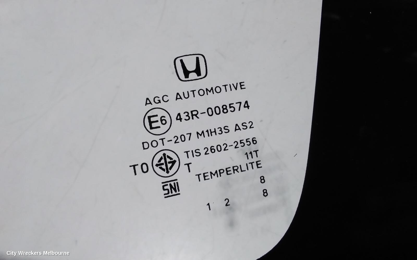 HONDA CRV LEFT REAR SIDE GLASS, RW, 05/2017 - 08/2023
