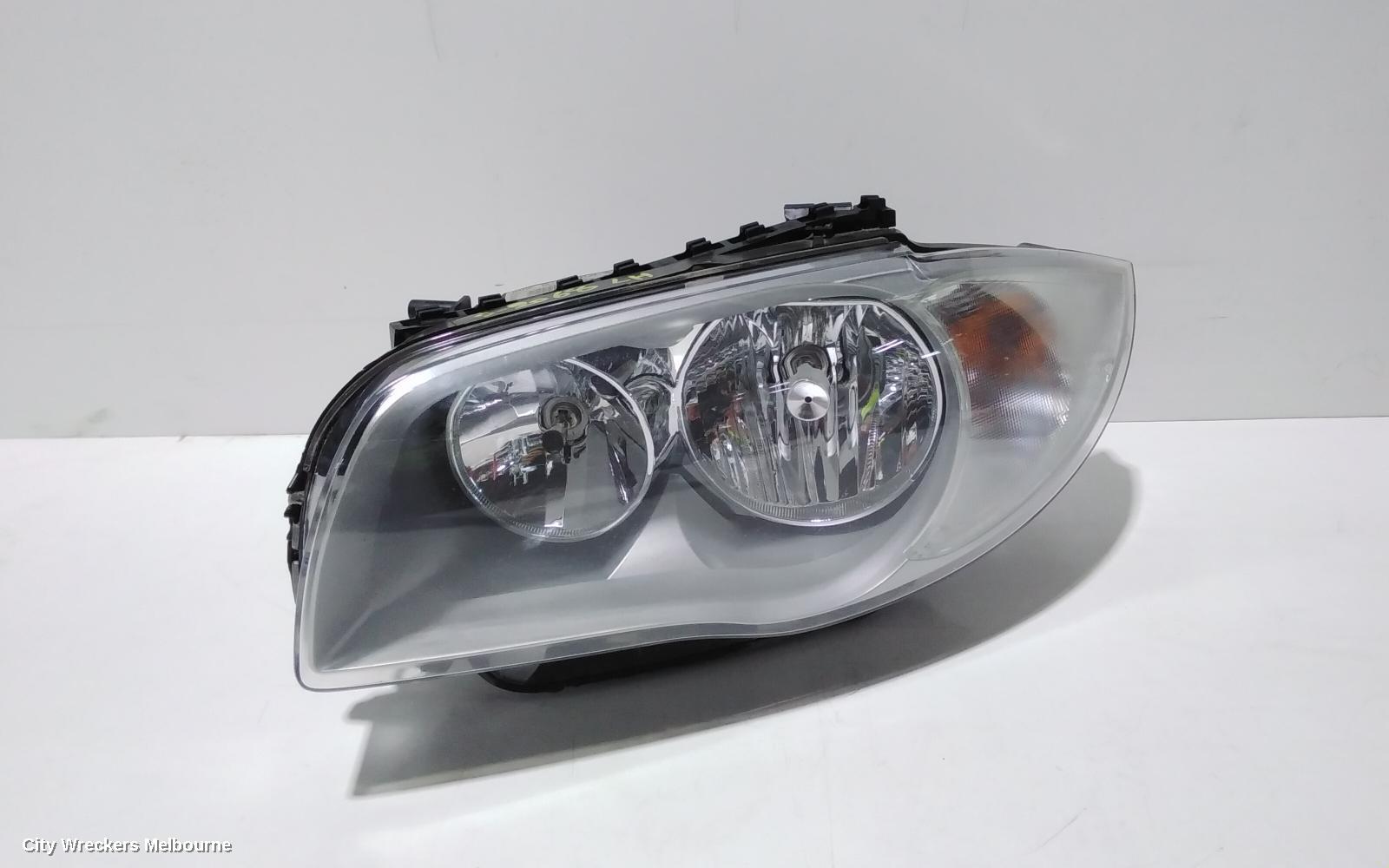 BMW 1 SERIES LEFT HEADLAMP, E87, HATCH, 10/2004 - 01/2007
