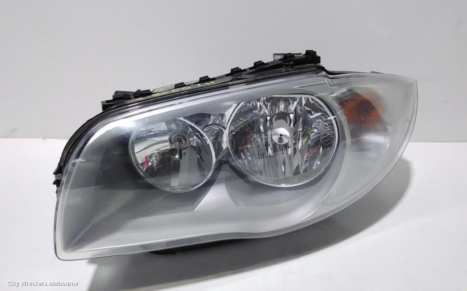 BMW 1 SERIES LEFT HEADLAMP, E87, HATCH, 10/2004 - 01/2007