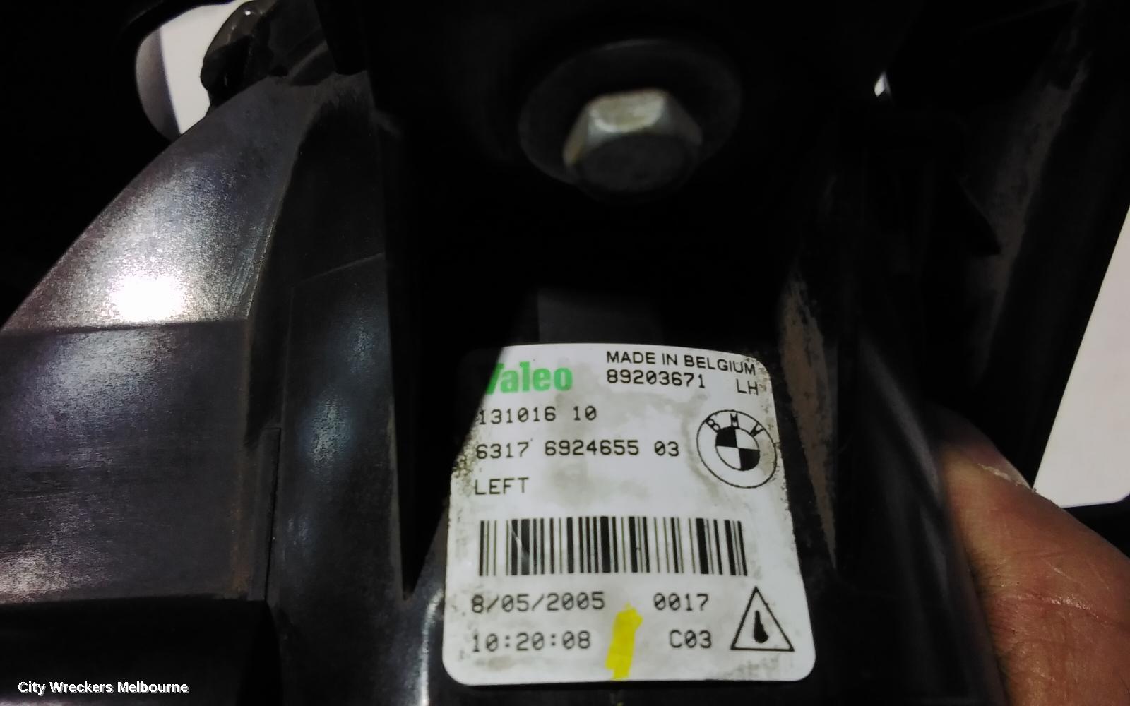 BMW 1 SERIES LEFT INDICATOR/FOG/SIDE, BUMPER FOGLAMP, E82/E87/E88, COUPE/HATCH/CABRIO, OVAL TYPE, 10/2004 - 09/2013