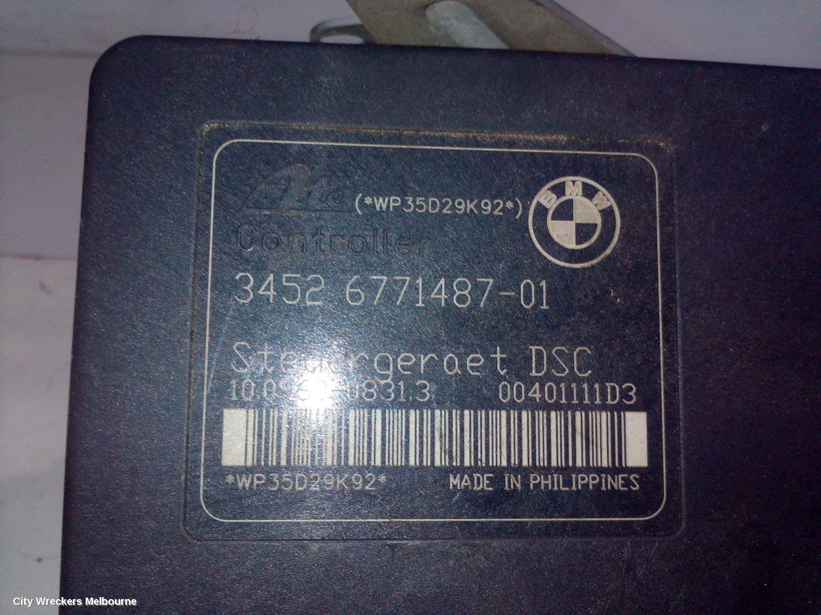 BMW 1 SERIES ABS PUMP/MODULATOR, E87, HATCH, ON MOTOR P/N 34516771486, 10/2004 - 12/2011