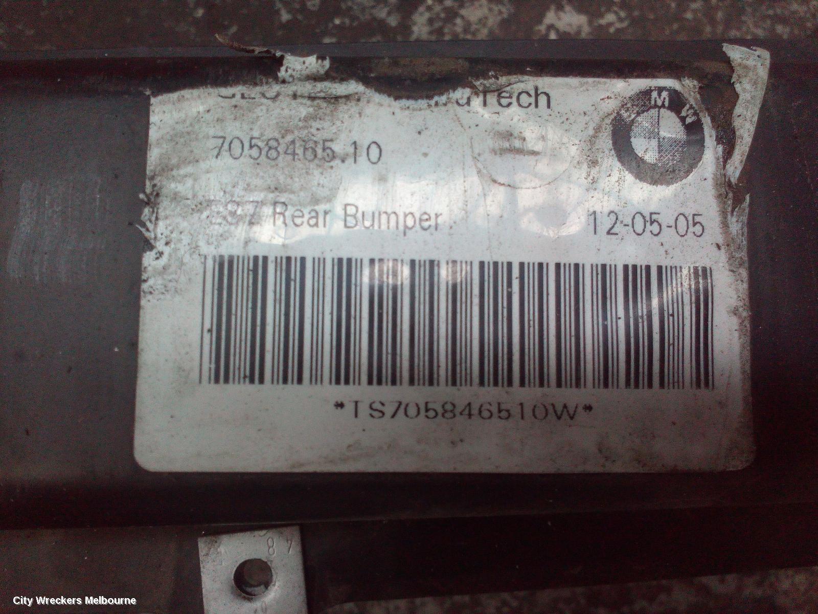 BMW 1 SERIES R/BAR BRACKET/REINFO, E87, HATCH, PLAIN TYPE, 10/2004 - 09/2011