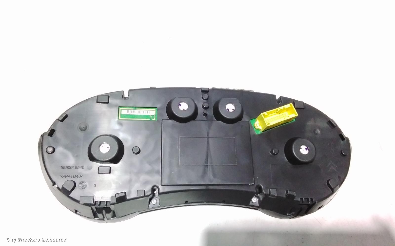 PEUGEOT 308 INSTRUMENT CLUSTER, T7, VIN# ...4C5FVA, 09/2007 - 12/2013