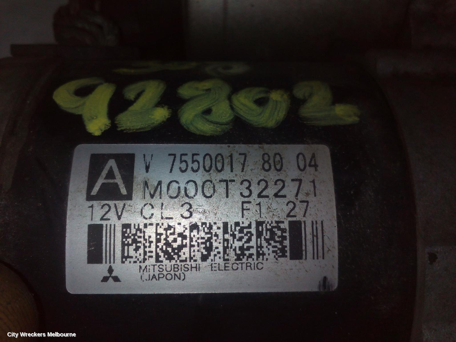 PEUGEOT 308 STARTER, DIESEL, 1.6, P/N M000T22471/M000T22473, T7, 09/2007 - 09/2014