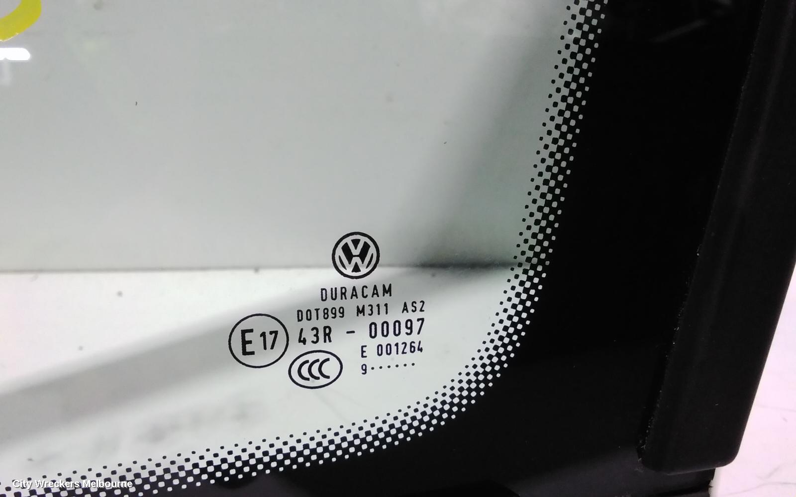 VOLKSWAGEN CADDY LEFT REAR SIDE GLASS, STANDARD TYPE, 2KN, 12/2015 - 02/2021
