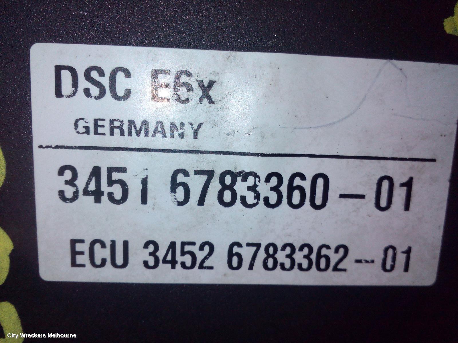 BMW 5 SERIES ABS PUMP/MODULATOR, E60, ON MODULE P/N 34516783360, ON ALLOY P/N 0265250217 P/N 34516774679, 10/2003 - 04/2010