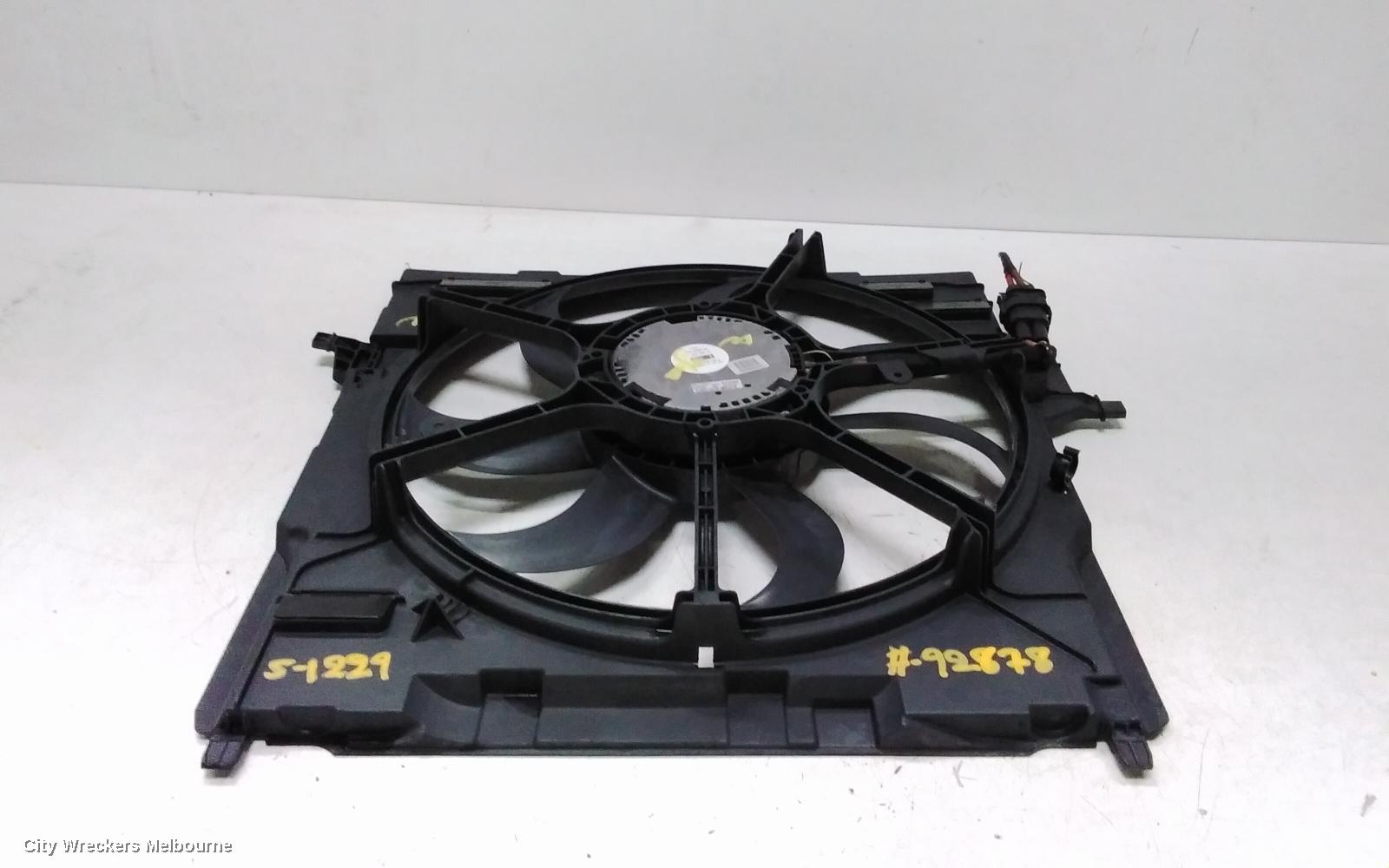 BMW 5 SERIES FAN, SINGLE FAN ASSY, 3.0, PETROL, M54/N52/N52N/N52K, E60, 10/2003 - 04/2010