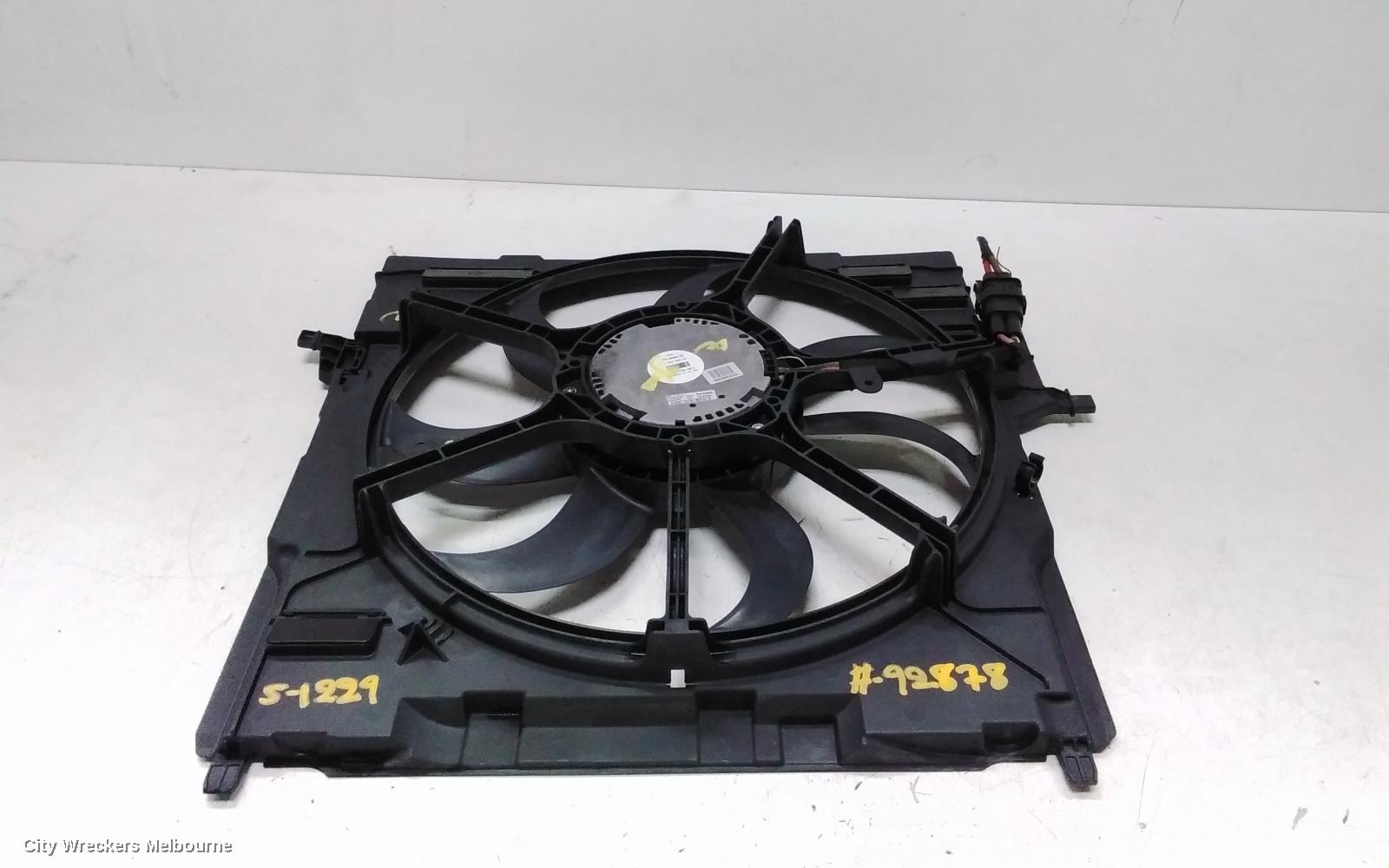 BMW 5 SERIES FAN, SINGLE FAN ASSY, 3.0, PETROL, M54/N52/N52N/N52K, E60, 10/2003 - 04/2010