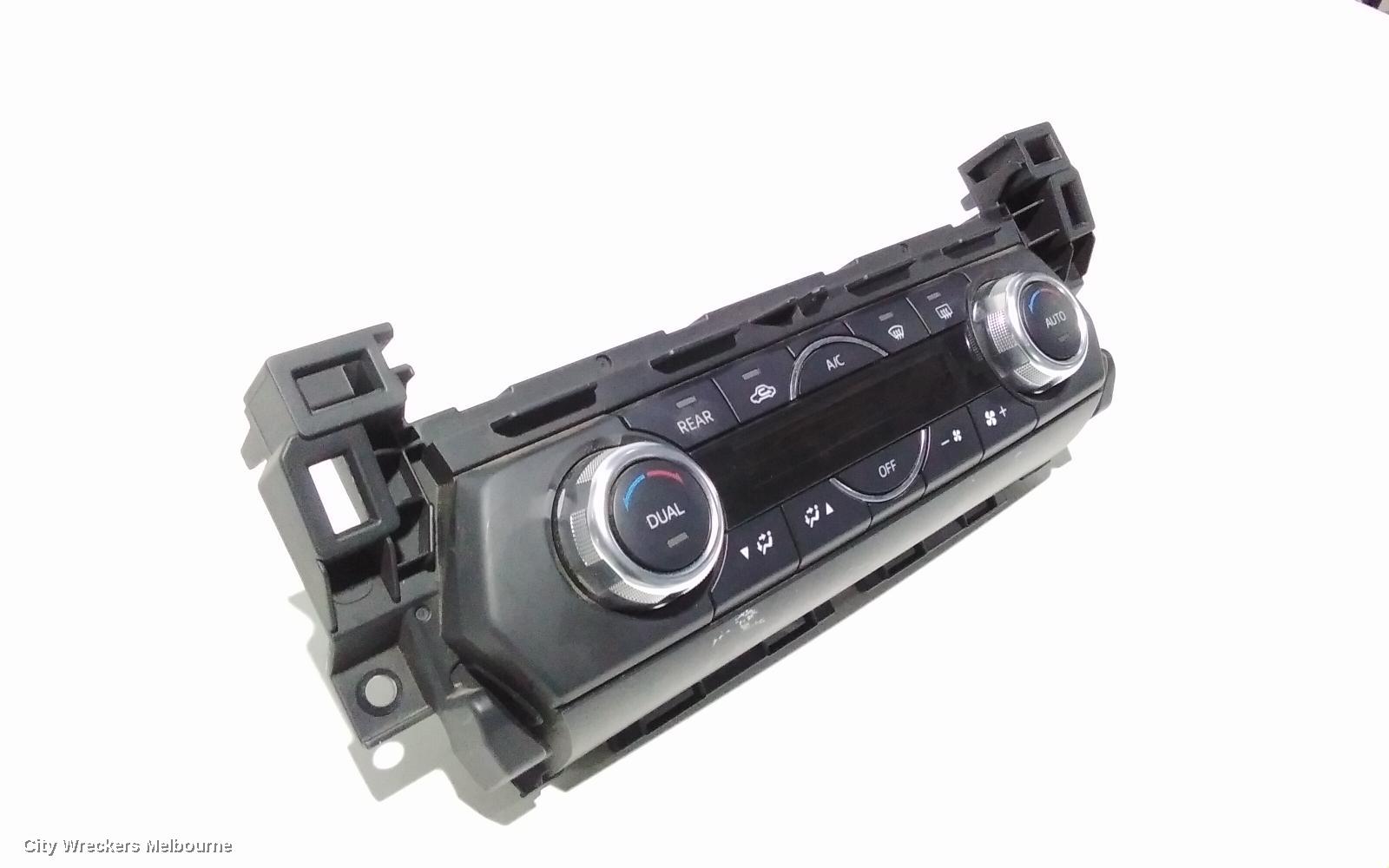 MAZDA CX9 HEATER/AC CONTROLS, FRONT, THREE ZONE CLIMATE CONTROL, HEATED SEAT TYPE, TC, AZAMI TC/TOURING/GT/GT SP, 07/2016 ONWARDS