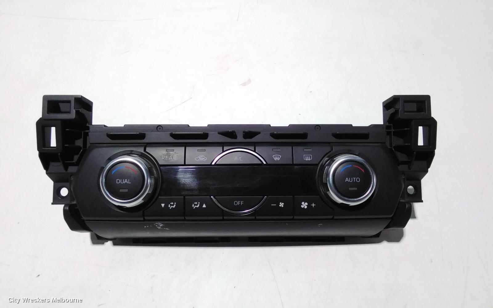 MAZDA CX9 HEATER/AC CONTROLS, FRONT, THREE ZONE CLIMATE CONTROL, HEATED SEAT TYPE, TC, AZAMI TC/TOURING/GT/GT SP, 07/2016 ONWARDS