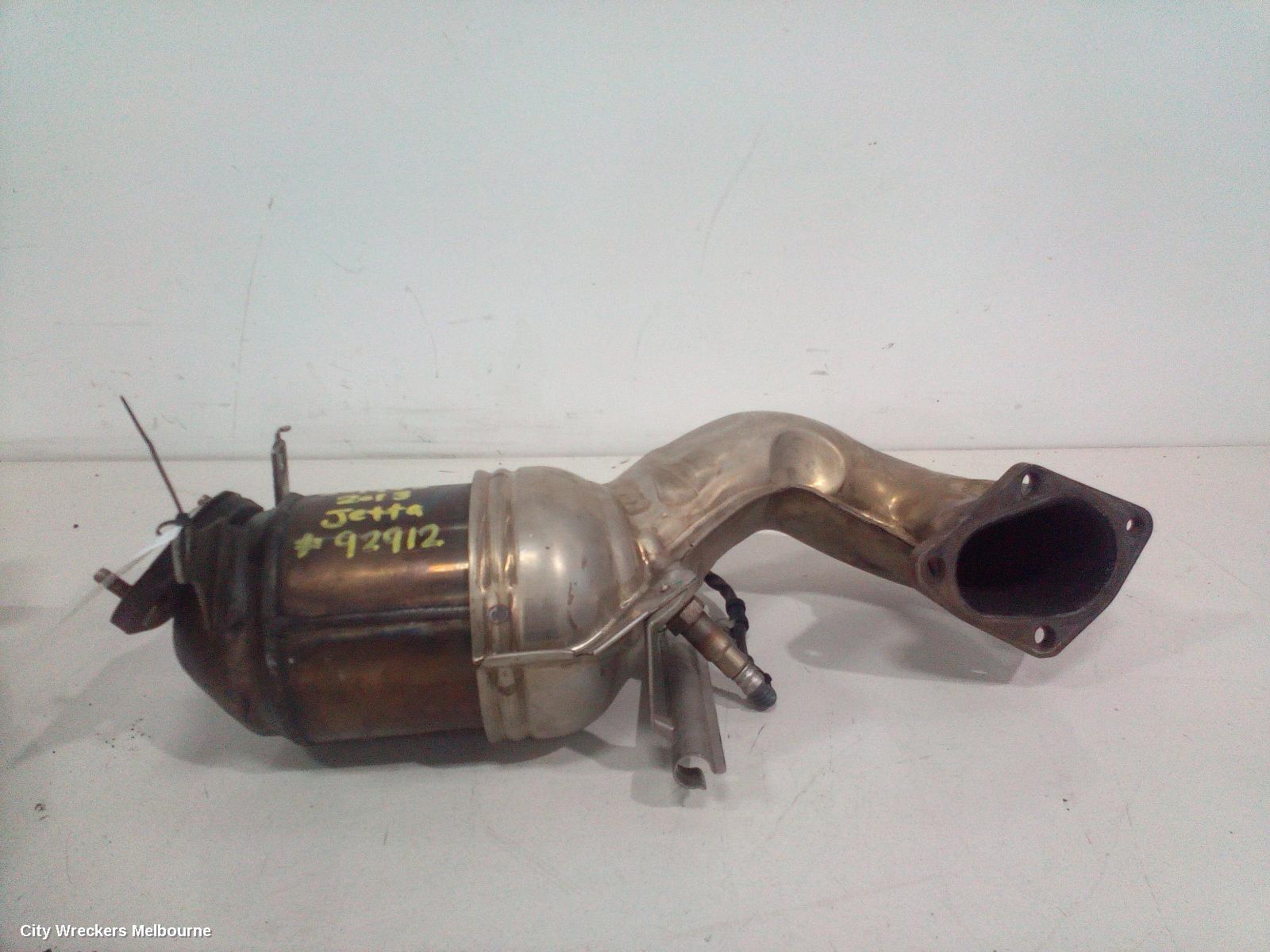 VOLKSWAGEN JETTA CATALYTIC CONVERTER, DOWNPIPE-CAT TYPE, 1.4, PETROL, CAVD/CTHD CODE, 1B, 02/2011 - 12/2017