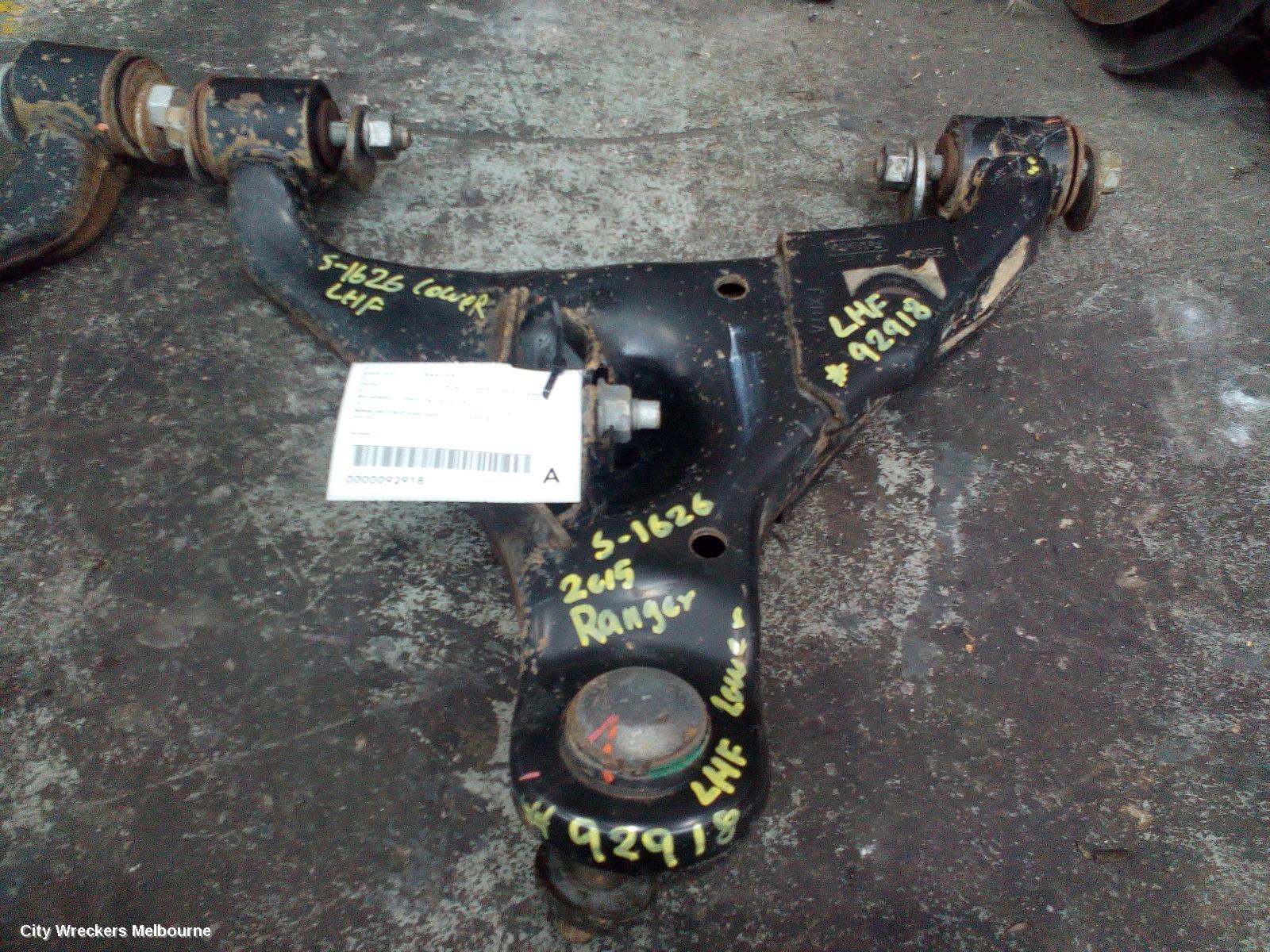 FORD RANGER LEFT FRONT LOWER CONTROL ARM, PX SERIES 2, 4WD, 06/2015 - 06/2018