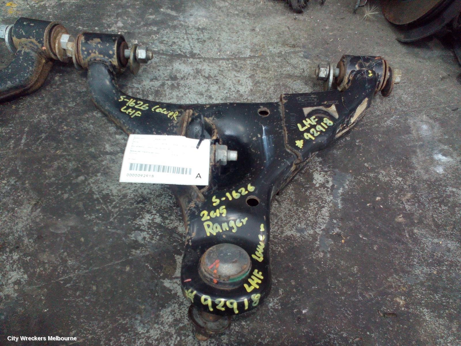 FORD RANGER LEFT FRONT LOWER CONTROL ARM, PX SERIES 2, 4WD, 06/2015 - 06/2018
