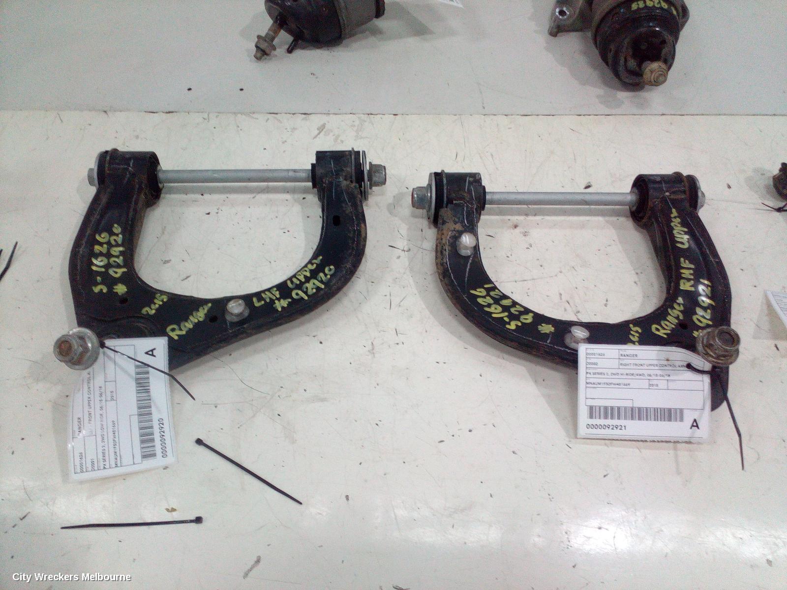 FORD RANGER RIGHT FRONT UPPER CONTROL ARM, PX SERIES 2, 2WD HI-RIDE/4WD, 06/2015 - 06/2018