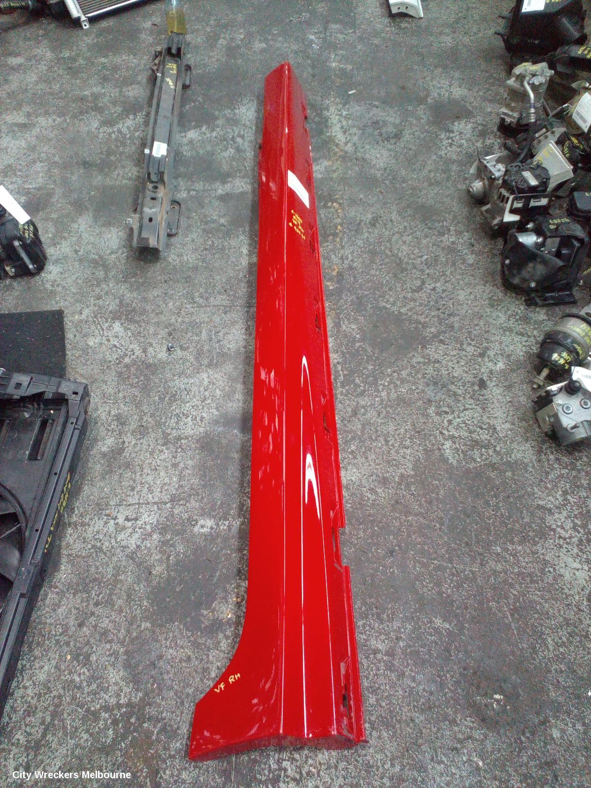 HOLDEN COMMODORE SIDE STEP/SKIRT, VE-VF, RH SIDE ONLY, SEDAN/WAGON, SV6/SS/SSV TYPE, 08/2006 - 12/2017