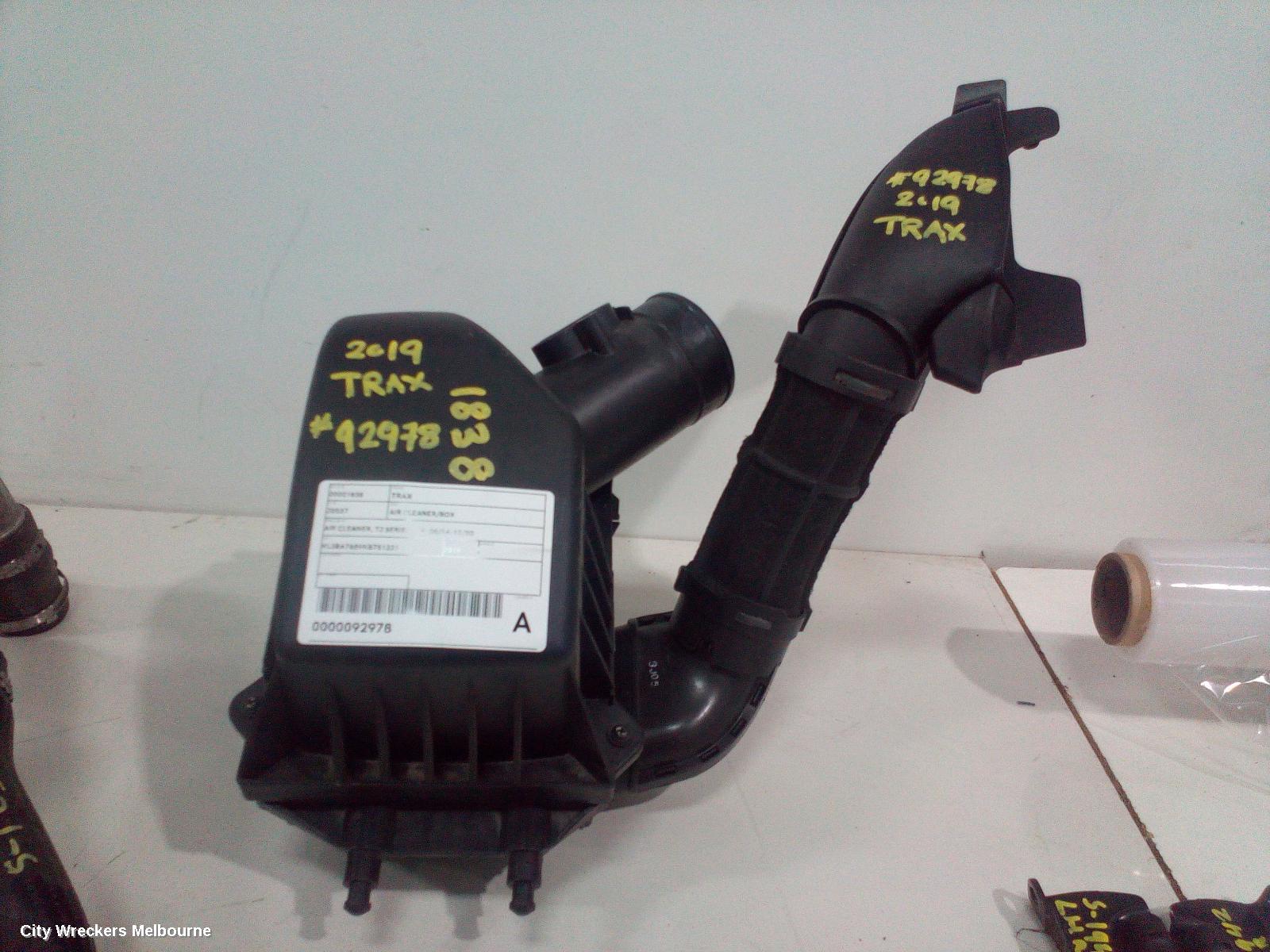 HOLDEN TRAX AIR CLEANER/BOX, AIR CLEANER, TJ SERIES, 1.4, 08/2014 - 12/2020