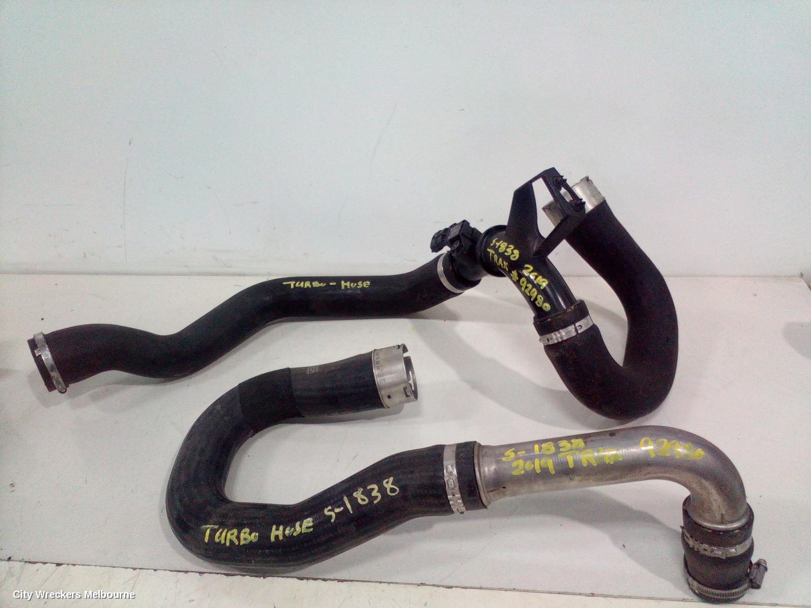 HOLDEN TRAX, TJ, 08/2013 - 12/2020, TURBO HOSE: 92980
