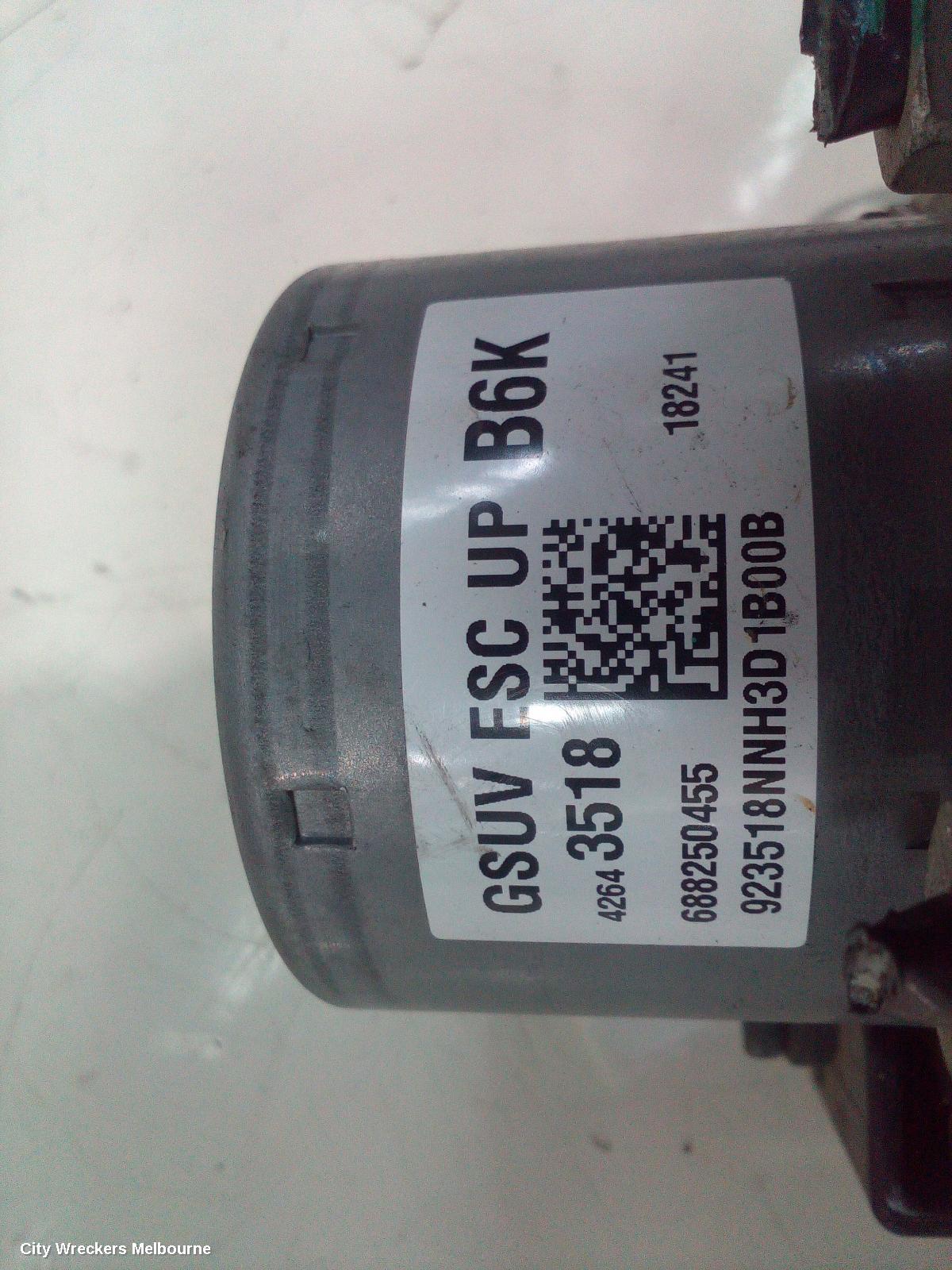 HOLDEN TRAX ABS PUMP/MODULATOR, PN 42643518, TJ SERIES, 08/2013 - 12/2020