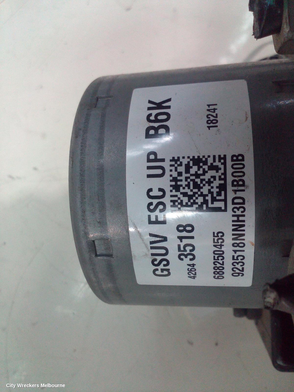 HOLDEN TRAX ABS PUMP/MODULATOR, PN 42643518, TJ SERIES, 08/2013 - 12/2020