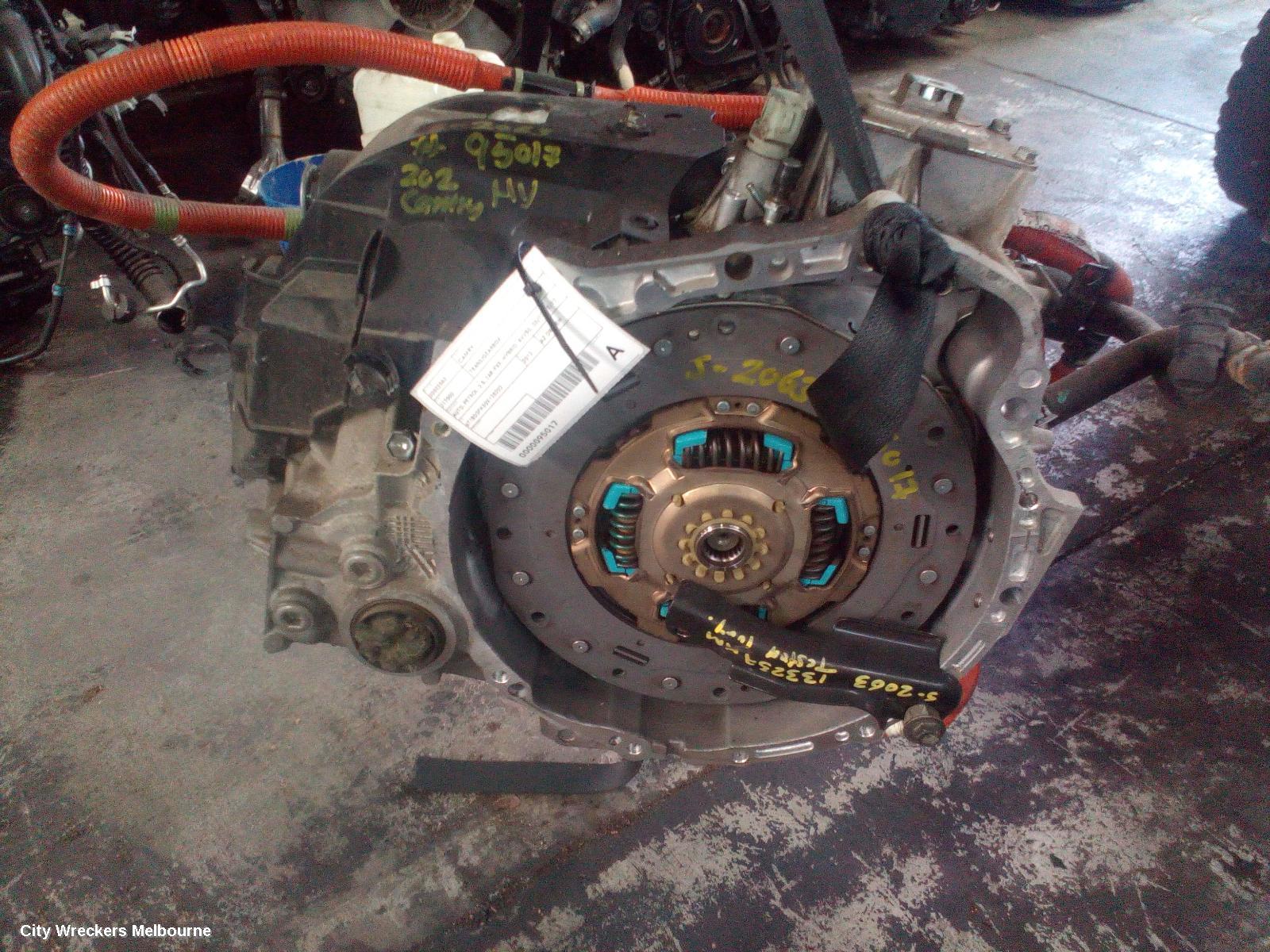 TOYOTA CAMRY TRANS/GEARBOX, AUTO, PETROL, 2.5, 2AR-FXE, HYBRID, AVV50, 03/2012 - 10/2017