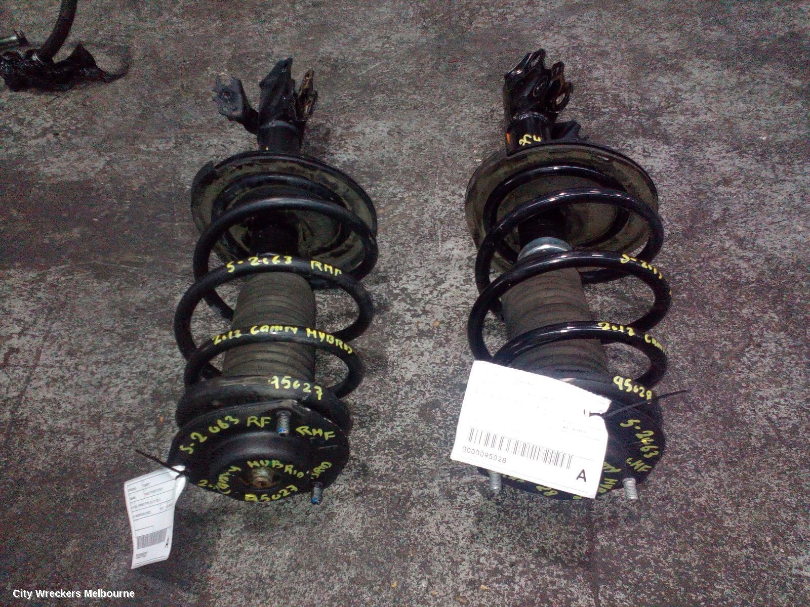 TOYOTA CAMRY LEFT FRONT STRUT, AVV50, HYBRID TYPE, 03/2012 - 05/2015