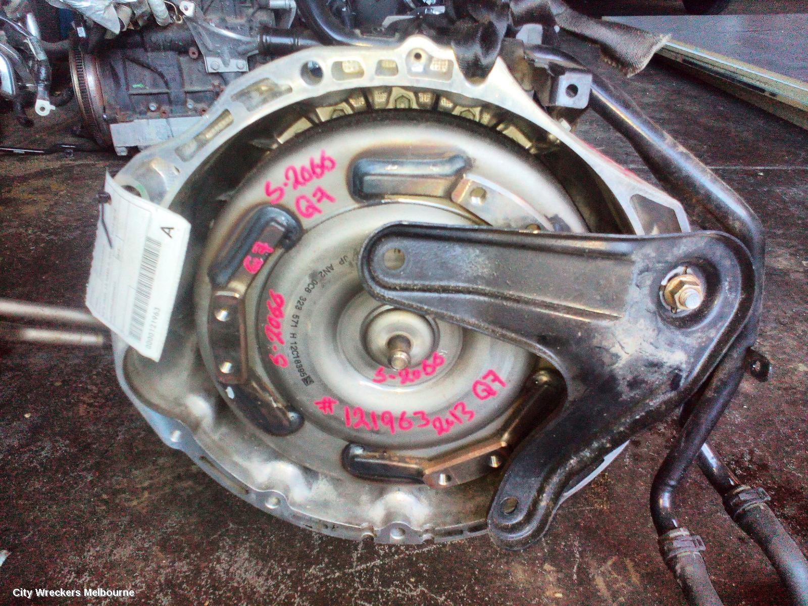 AUDI Q7 TRANS/GEARBOX, AUTO, DIESEL, 3.0, TURBO, 4L, NAC CODE, 09/2010 - 08/2015