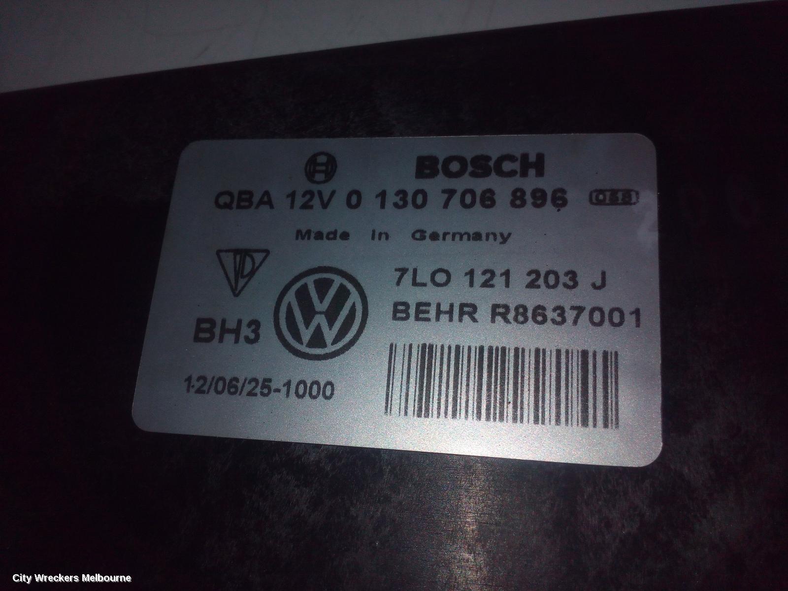AUDI Q7 FAN, DUAL FAN ASSY, 3.0, DIESEL, 4L, 09/2006 - 08/2015