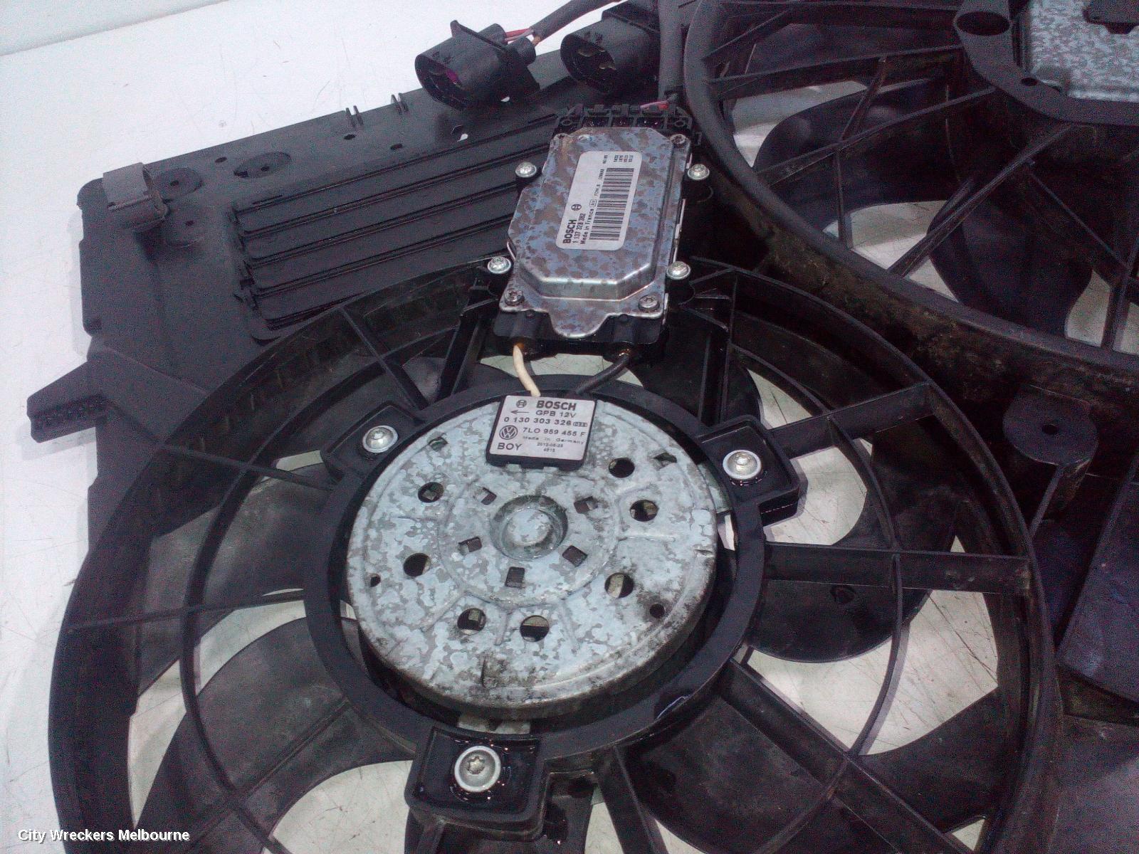 AUDI Q7 FAN, DUAL FAN ASSY, 3.0, DIESEL, 4L, 09/2006 - 08/2015