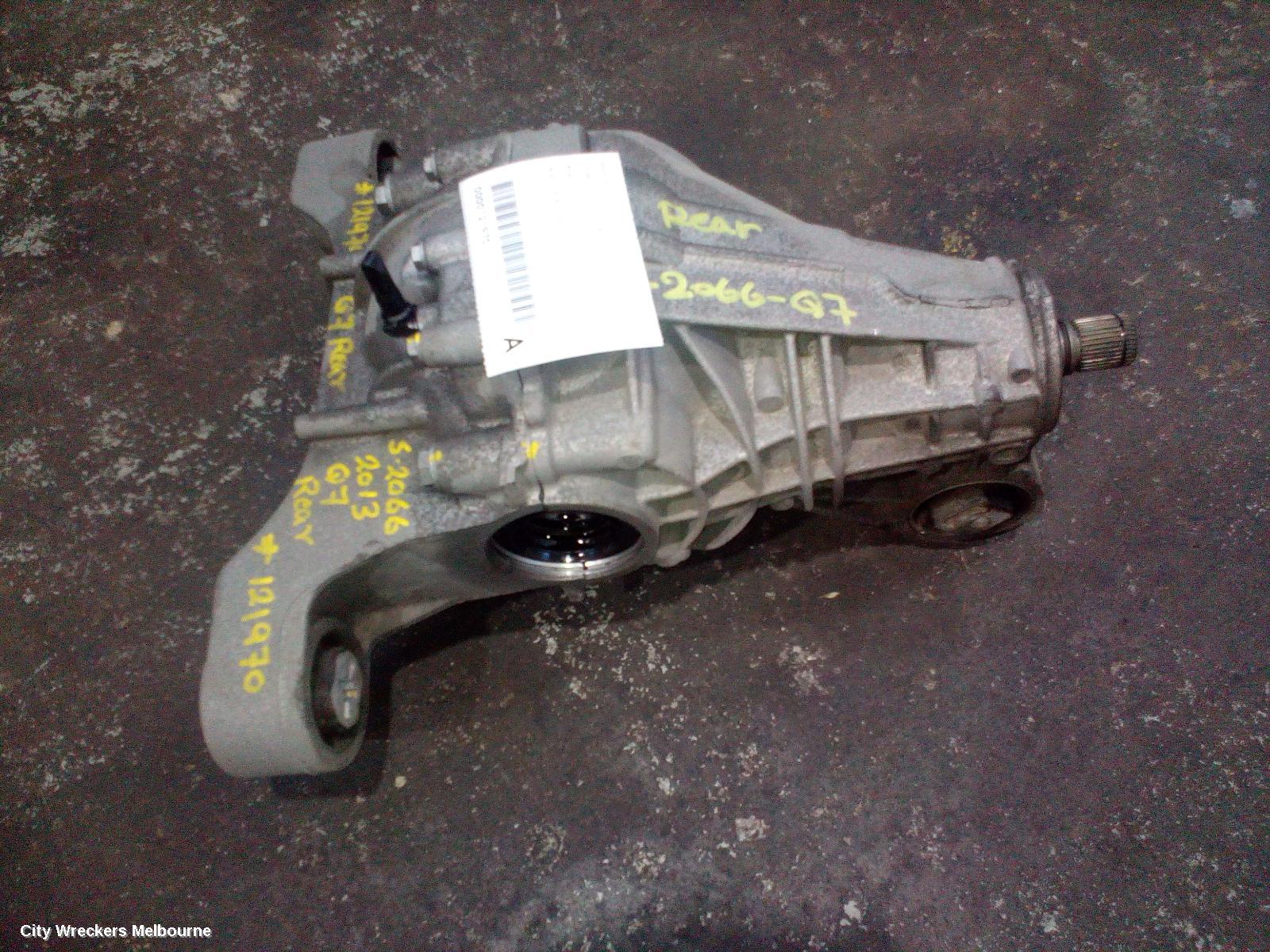 AUDI Q7 DIFFERENTIAL CENTRE, REAR, 3.0, 4L, DIESEL, MEX/RCJ/RCH AXLE CODE, 09/2010 - 08/2015