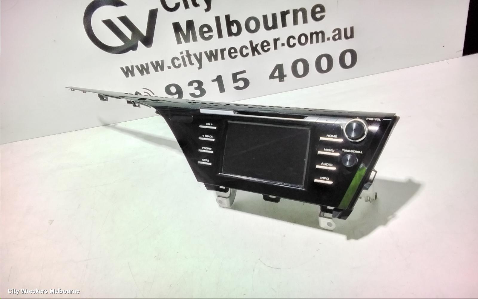 TOYOTA CAMRY RADIO/CD/DVD/SAT/TV, 7IN TOUCHSCREEN, ASCENT, XV70, 09/2017 - 01/2021