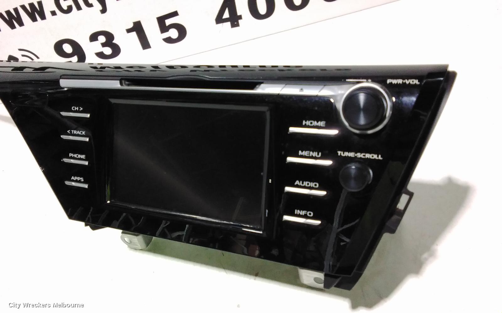TOYOTA CAMRY RADIO/CD/DVD/SAT/TV, 7IN TOUCHSCREEN, ASCENT, XV70, 09/2017 - 01/2021