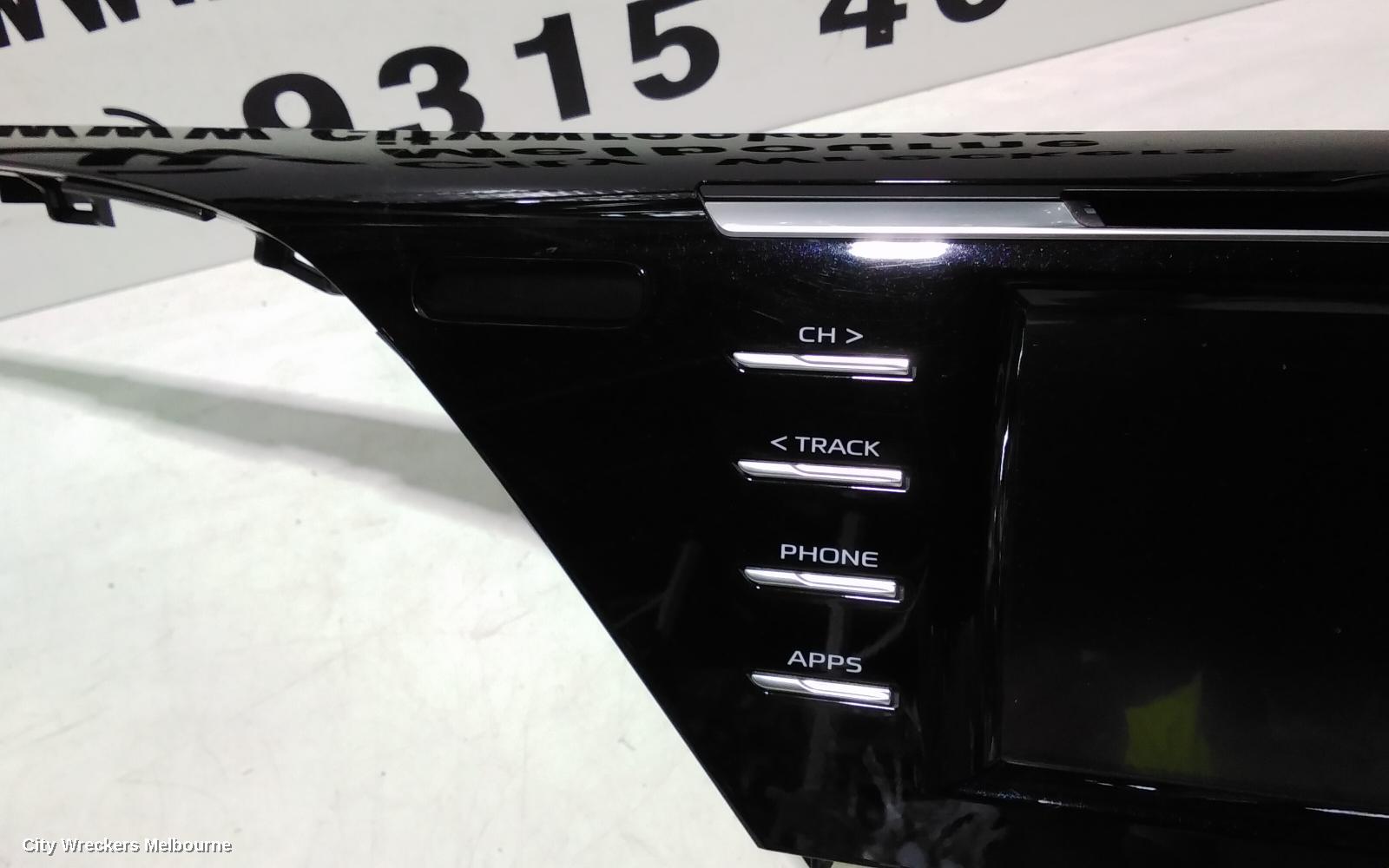 TOYOTA CAMRY RADIO/CD/DVD/SAT/TV, 7IN TOUCHSCREEN, ASCENT, XV70, 09/2017 - 01/2021